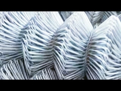 ইলেকট্রিক গ্যালভানাইজড চেইন লিঙ্ক বেড়া 3mm ডায়মন্ড স্টীল লোহা তারের জাল