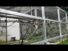 টেকসই আর্কিটেকচারাল স্টেইনলেস স্টীল তারের জাল নেটিং Buckle Weave টাইপ