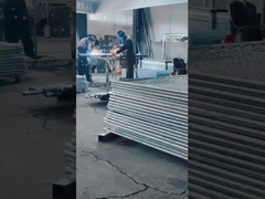 ডায়মন্ড জাল অস্থায়ী বেড়া 6x10ft অপসারণযোগ্য চেইন লিঙ্ক বেড়া