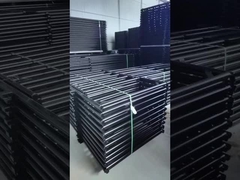 নীল রঙের বিলাসবহুল কেনেল বিল্ডিং ডগ রান বাণিজ্যিক কুকুরের কেনেল বোর্ডিং কেনেল