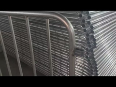 1x2M গ্যালভানাইজড স্টীল ভিড় নিয়ন্ত্রণ বাধা ইউরোপীয় মান