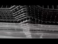 হাই স্পিড গ্যালভানাইজড কার্ভ সিকিউরিটি 358 বেড়া পিভিসি অ্যান্টি-ক্লাইম্বিং বেড়া স্পাইক সহ