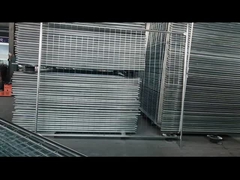 32 মিমি ফ্রেম টিউব 2.1 * 2.4M অস্থায়ী বেড়া প্যানেল হাইওয়ে জন্য