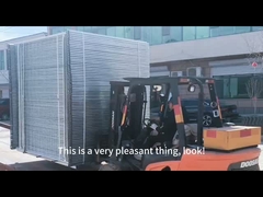 6x10ft অপসারণযোগ্য সিলভার হোয়াইট চেইন লিঙ্ক অস্থায়ী বেড়া