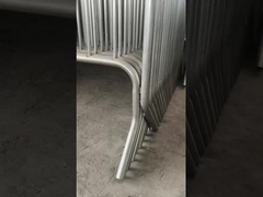 ভোকাল কনসার্টের জন্য পোর্টেবল ভিড় নিয়ন্ত্রণ বাধা ইস্পাত বেড়া