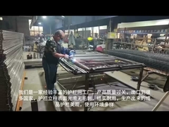 ওয়ার্কশপ আইসোলেশনের জন্য পিভিসি লেপযুক্ত ওয়েল্ডেড পেরিমিটার ধাতব ইস্পাত বেড়া