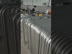 স্টেইনলেস স্টীল এন্টি ক্লাইম্ব শক্তিশালী ট্রাফিক নিরাপত্তা ভিড় নিয়ন্ত্রণ বাধা