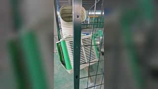 V আকৃতির 3D নিরাপত্তা বেড়া টেকসই বাগান বেড়া