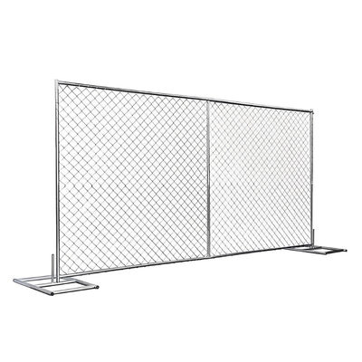 American Standard 6'x12' Portable Metal Temporary Fence Of Chain Link Style