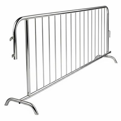 High Security Hot-dipped Galvanized Metal Crowd Control Barrier with 5000N Vertical Load and 1.1*2.2m Panel Size