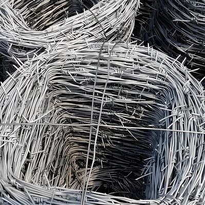 25kg Hot Dipped Galvanized Barbed Wire Coil Anti-corrosion for Farm and Ranch Security