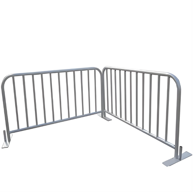 Portable Removable Crowd Control Barrier Galvanized Steel Event Fence 1.1m x 2m