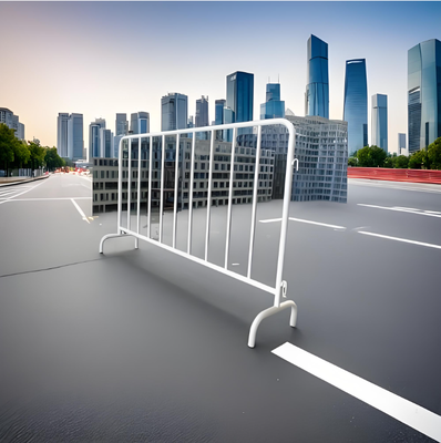 Portable Removable Crowd Control Barrier Galvanized Steel Event Fence 1.1m x 2m